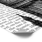 Big Ben und Red Hot Air Balloons Poster (Ecke)