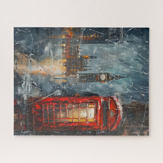 Big Ben und Red Phone Booth Puzzle (Horizontal)