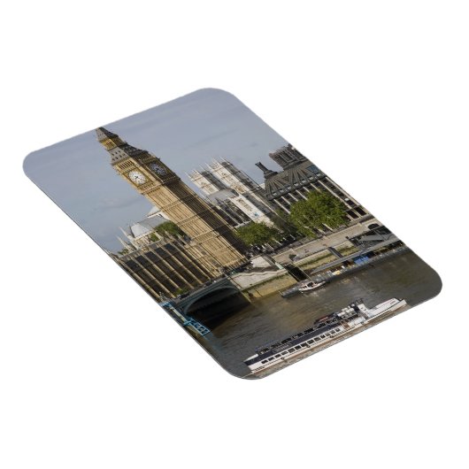Big Ben und Themse River Magnet (Rechte Seite)
