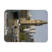 Big Ben und Themse River Magnet (Horizontal)