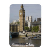 Big Ben und Themse River Magnet (Vertikal)