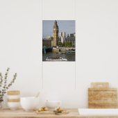 Big Ben und Themse River Poster (Küche)