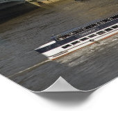 Big Ben und Themse River Poster (Ecke)