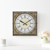 Big ben Wall Clock Quadratische Wanduhr (Zuhause)