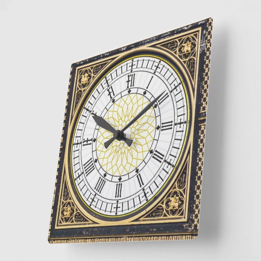 Big ben Wall Clock Quadratische Wanduhr (Winkel)