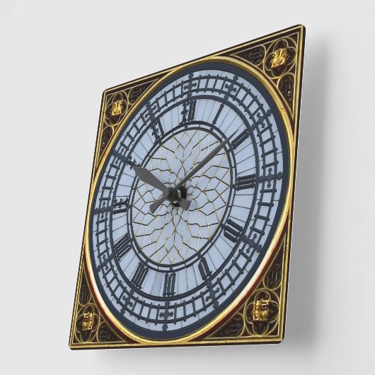 Big Ben Wall Clock Quadratische Wanduhr (Winkel)