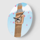 Big Ben Westminster Clock Tower Cartoon Große Wanduhr (Winkel)