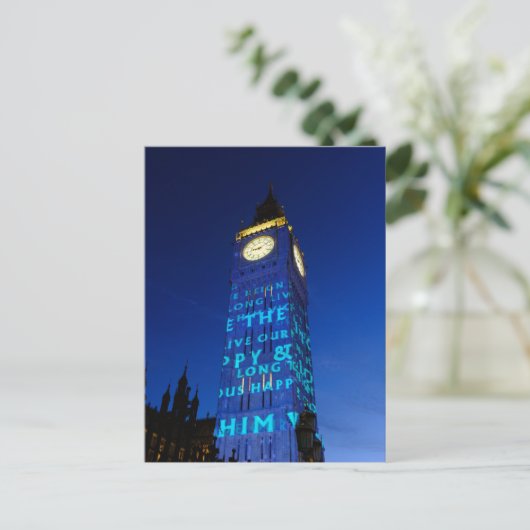 "Big Ben" Westminster, London UK Postcard Postkarte (Stehend Vorderseite)