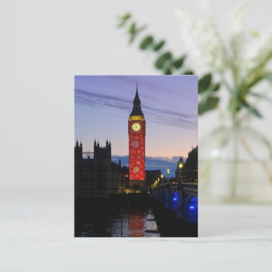 "Big Ben" Westminster, London UK Postcard Postkarte (Stehend Vorderseite)