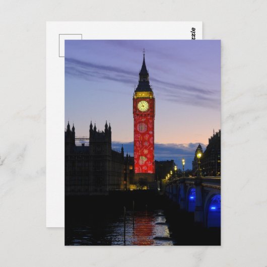 "Big Ben" Westminster, London UK Postcard Postkarte (Vorne/Hinten)