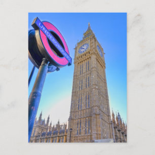 "Big Ben" Westminster, London UK Postcard Postkarte