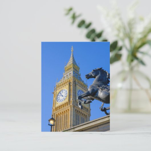 "Big Ben" Westminster, London UK Postcard Postkarte (Stehend Vorderseite)