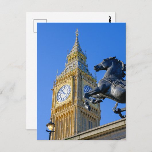 "Big Ben" Westminster, London UK Postcard Postkarte (Vorne/Hinten)