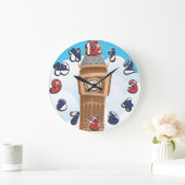 Big Ben Westminster Uhrturm Große Wanduhr (Zuhause)