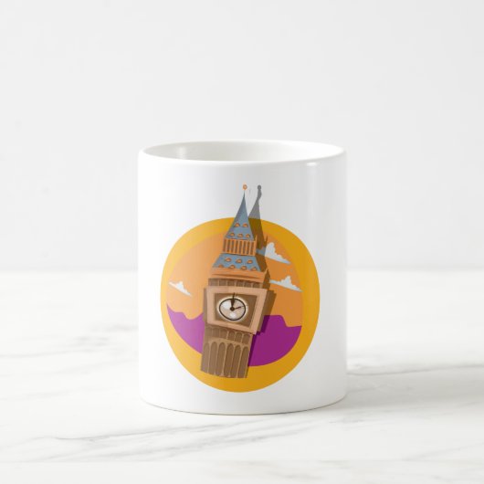 Big Ben Westminster Uhrturm Kaffeetasse (Mittel)
