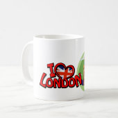 Big Ben Westminster-Uhrturm Kaffeetasse (Vorderseite Links)