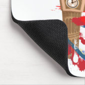 Big Ben Westminster Uhrturm Mousepad (Ecke)