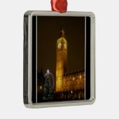 Big Ben Zecken Goodnight Silbernes Ornament (Rechts)