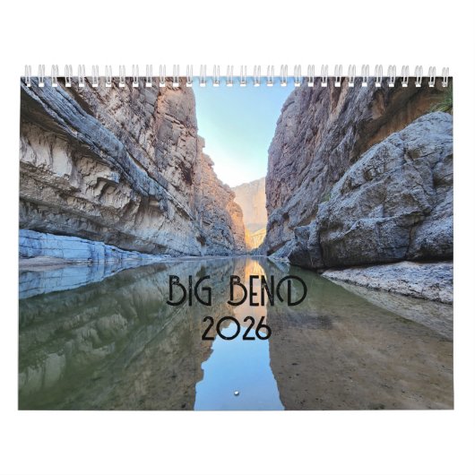 Big Bend 2026 Calendar Kalender (Titelbild)