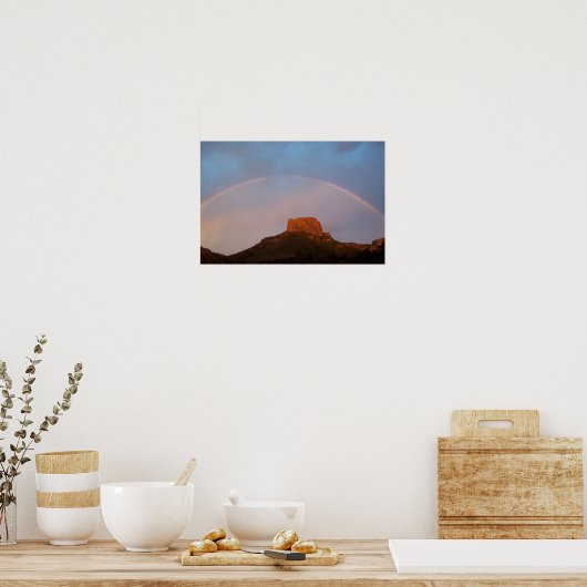 Big Bend - Casa Grande Rainbow Poster (Küche)