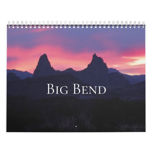 Big Bend Kalender (Titelbild)