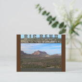 BIG BEND NAT’L PARK-Texas-Rio Grande Valle- Postkarte (Stehend Vorderseite)