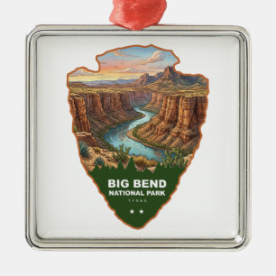 Big Bend National Park Arrowhead Ornament Aus Metall