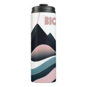 Big Bend National Park farbenfrohe Hügel Thermosbecher (Vorderseite)