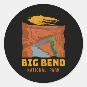 Big Bend National Park Novelty Runder Aufkleber