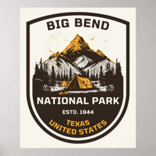 Big Bend National Park Outdoor und Natur Poster