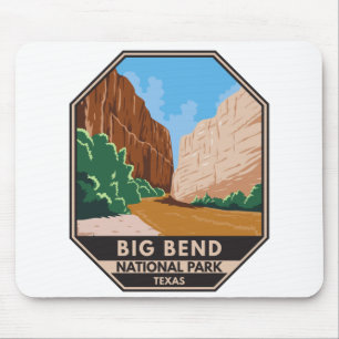 Big Bend National Park Rio Grande Vintage Mousepad