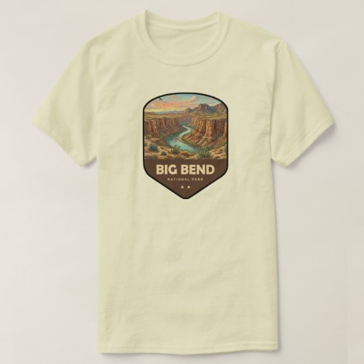 Big Bend National Park Schild T-Shirt (Design vorne)