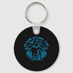 Big Bend National Park Shirt Camping Linienkunst H Schlüsselanhänger