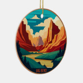 Big Bend National Park Texas Keramik Ornament (Rechts)