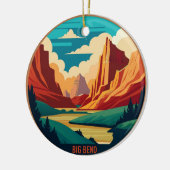 Big Bend National Park Texas Keramik Ornament (Links)