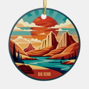 Big Bend National Park Texas Keramik Ornament