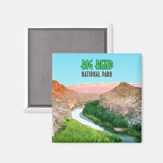 Big Bend National Park Texas Magnet (Vorderseite/Rückseite)