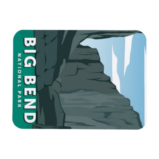 Big Bend National Park Texas Magnet (Horizontal)