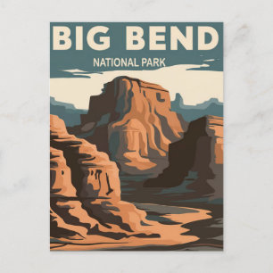 Big Bend National Park Texas Postkarte
