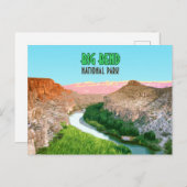 Big Bend National Park Texas Postkarte (Vorne/Hinten)