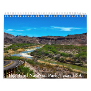 Big Bend National Park-Texas USA Calendar Kalender