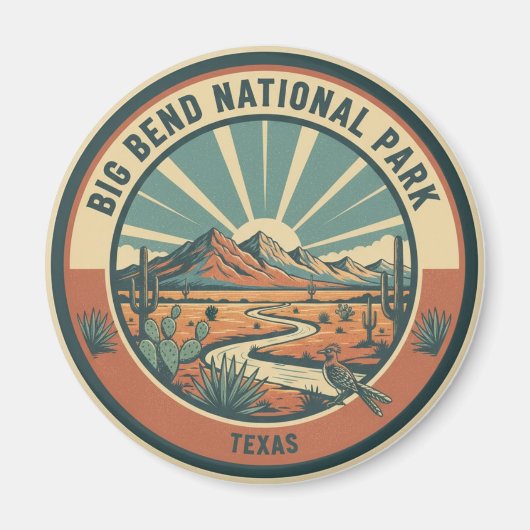 Big Bend National Park Travel Magnet (Vorne)