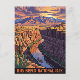 Big Bend National Park Travel Postkarte
