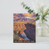 Big Bend National Park Travel Postkarte (Stehend Vorderseite)