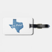 Big Bend National Park Wood Gran Gepäckanhänger (Rückseite horizontal)