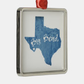 Big Bend National Park Wood Gran Ornament Aus Metall (Rechts)