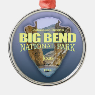Big Bend Nationalpark (Arrowhead) Ornament Aus Metall