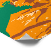 Big Bend Nationalpark Balanced Rock Vintag Poster (Ecke)