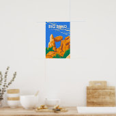 Big Bend Nationalpark Balanced Rock Vintag Poster (Küche)