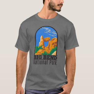Big Bend Nationalpark Balanced Rock Vintag T-Shirt